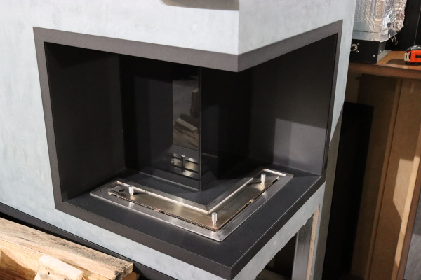 Угловой встраиваемый биокамин Firezo L'angolo Destro 600