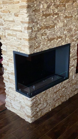 Угловой встраиваемый биокамин Firezo L'angolo Destro 600